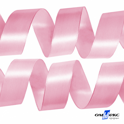 050-нежно-розовый Лента атласная упаковочная (В) 85+/-5гр/м2, шир.50 мм (1/2), 25+/-1 м - купить в Якутске. Цена: 120.46 руб.