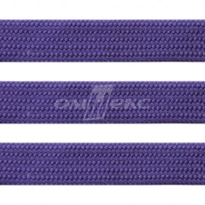 Шнур 15мм плоский (100+/-1м) №10 фиолетовый - купить в Якутске. Цена: 10.21 руб.