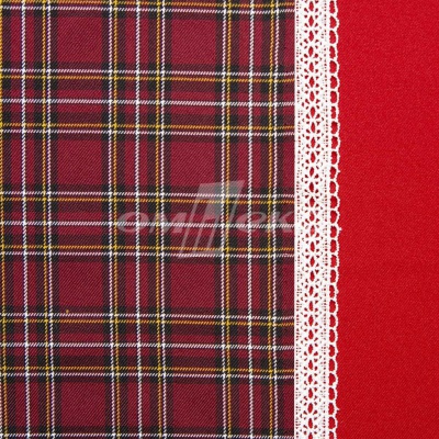 Ткань костюмная клетка 24379 2012, 230 гр/м2, шир.150см, цвет бордовый/бел/жел - купить в Якутске. Цена 539.74 руб.