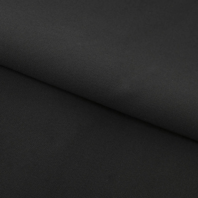 Костюмная ткань "Элис", 200 гр/м2, шир.150см, цвет чёрный - купить в Якутске. Цена 306.20 руб.