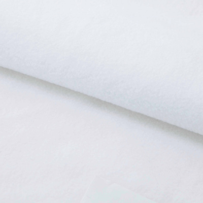 Флис DTY 240 г/м2, White/белый, 150 см (2,77м/кг) - купить в Якутске. Цена 640.46 руб.