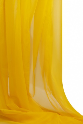Портьерный капрон 13-0858, 47 гр/м2, шир.300см, цвет 21/жёлтый - купить в Якутске. Цена 137.27 руб.