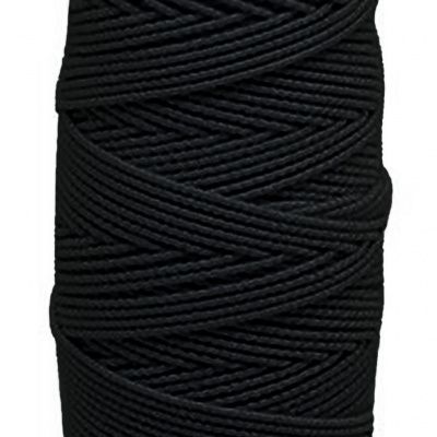 Нитка - резинка Спандекс 25 м (уп-10шт)-чёрные - купить в Якутске. Цена: 36.02 руб.