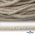 Шнур плетеный d-6 мм круглый, 70% хлопок 30% полиэстер, уп.90+/-1 м, цв.1077-лён - купить в Якутске. Цена: 588 руб.