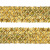 Тесьма с пайетками D16, шир. 35 мм/уп. 25+/-1 м, цвет золото - купить в Якутске. Цена: 1 281.60 руб.