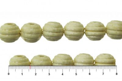 0309-Бусины деревянные "ОмТекс", 16 мм, упак.50+/-3шт, цв.035-белый - купить в Якутске. Цена: 62.22 руб.