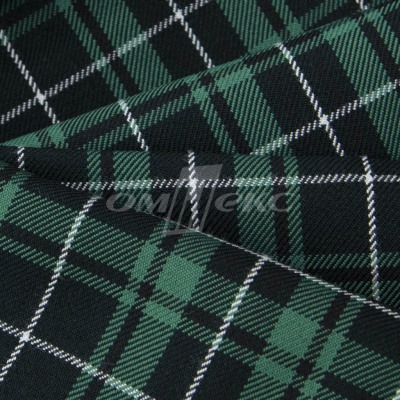 Ткань костюмная Клетка 25577, т.зеленый/зеленый./ч/бел, 230 г/м2, шир.150 см - купить в Якутске. Цена 545.24 руб.