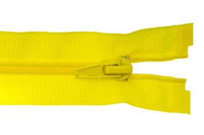 Спиральная молния Т5 131, 90 см, автомат, цвет жёлтый - купить в Якутске. Цена: 14.20 руб.