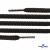 Шнурки #106-09, круглые 130 см, цв.чёрный - купить в Якутске. Цена: 21.92 руб.