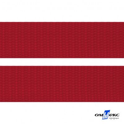 Красный - цв.171- Текстильная лента-стропа 550 гр/м2 ,100% пэ шир.50 мм (боб.50+/-1 м) - купить в Якутске. Цена: 797.67 руб.
