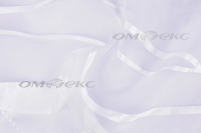 Органза деворэ 686 "Кристина" С1 (белый), 280 см - купить в Якутске. Цена 571.15 руб.
