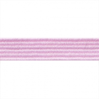 Резиновые нити с текстильным покрытием, шир. 6 мм ( упак.30 м/уп), цв.- 80-розовый - купить в Якутске. Цена: 155.22 руб.