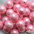0404-00108-Бусины пластиковые под жемчуг "ОмТекс", 16 мм, (уп.50гр=24+/-1шт) цв.101-св.розовый - купить в Якутске. Цена: 44.18 руб.