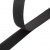 Липучка с покрытием ПВХ, шир. 25 мм (упак. 25 м), цвет чёрный - купить в Якутске. Цена: 14.93 руб.
