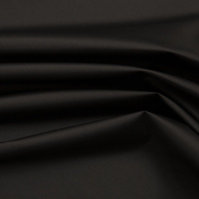 Курточная ткань Дюэл (дюспо), PU/WR/Milky, 80 гр/м2, шир.150см, цвет чёрный - купить в Якутске. Цена 141.80 руб.