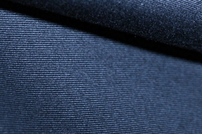 Ткань костюмная 8874/3, цвет темно-синий, 100% полиэфир - купить в Якутске. Цена 433.60 руб.