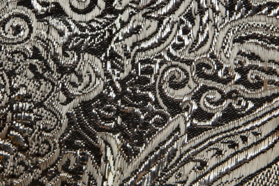 Ткань костюмная жаккард №11, 140 гр/м2, шир.150см, цвет тем.серебро - купить в Якутске. Цена 383.29 руб.