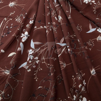 Плательная ткань "Фламенко" 2.2, 80 гр/м2, шир.150 см, принт растительный - купить в Якутске. Цена 239.03 руб.