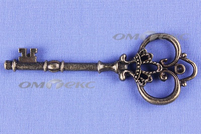 Декоративный элемент для творчества из металла "Ключ"8,5 см  - купить в Якутске. Цена: 26.93 руб.