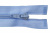 Спиральная молния Т5 351, 40 см, автомат, цвет св.голубой - купить в Якутске. Цена: 13.03 руб.