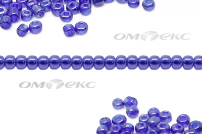Бисер (TL) 11/0 ( упак.100 гр) цв.108 - синий - купить в Якутске. Цена: 44.80 руб.