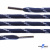 Шнурки #107-19, круглые 130 см, двухцветные цв.тём.синий/белый - купить в Якутске. Цена: 22.14 руб.