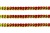 Пайетки "ОмТекс" на нитях, CREAM, 6 мм С / упак.73+/-1м, цв. 96 - красный - купить в Якутске. Цена: 484.77 руб.