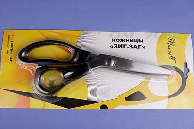 Ножницы ЗИГ-ЗАГ "MAXWELL" 230 мм - купить в Якутске. Цена: 1 041.25 руб.