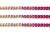 Пайетки "ОмТекс" на нитях, CREAM, 6 мм С / упак.73+/-1м, цв. 89 - розовый - купить в Якутске. Цена: 468.37 руб.