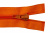 Спиральная молния Т5 849, 75 см, автомат, цвет оранжевый - купить в Якутске. Цена: 16.28 руб.