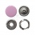 Кнопка рубашечная (закрытая) 9,5мм - эмаль, цв.003 - розовый - купить в Якутске. Цена: 5.74 руб.