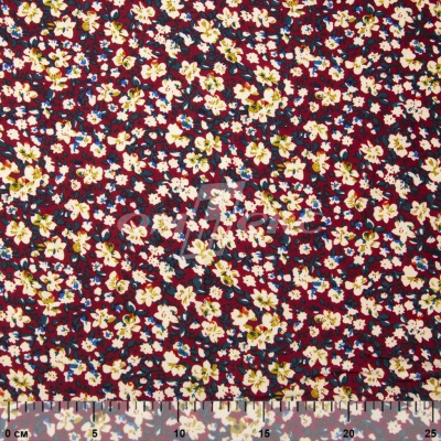Плательная ткань "Софи" 5.1, 75 гр/м2, шир.150 см, принт растительный - купить в Якутске. Цена 243.96 руб.