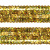 Тесьма с пайетками D16, шир. 20 мм/уп. 25+/-1 м, цвет золото - купить в Якутске. Цена: 778.19 руб.