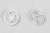 Кнопки пришивные пластиковые 11,5 мм, блистер 24шт, цв.-прозрачные - купить в Якутске. Цена: 59.44 руб.