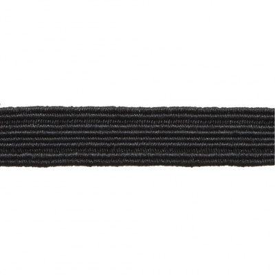 Резинка продежка С-52, шир. 7 мм (20 шт/10 м), цвет чёрный - купить в Якутске. Цена: 1 338.93 руб.
