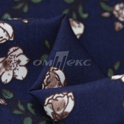 Плательная ткань "Фламенко" 3.2, 80 гр/м2, шир.150 см, принт растительный - купить в Якутске. Цена 239.03 руб.