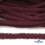 Шнур плетеный d-6 мм круглый, 70% хлопок 30% полиэстер, уп.90+/-1 м, цв.1070-бордовый - купить в Якутске. Цена: 588 руб.